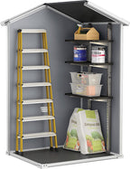 Keter Manor Outdoor Garden Storage Shed 4 x 3 ft - Grey