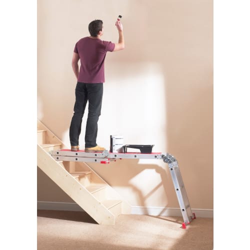 Werner Aluminium 12 in 1 Multi-Purpose Ladder with Platform