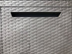 Plastic Garden Storage Box Waterproof Rattan Cushion Chest Deck Patio Outdoor