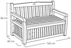 Keter Eden Garden Storage Bench - 265L